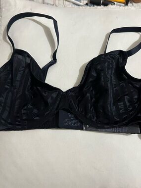 Savage X Fenty Black Sheer Underwire Mesh Bra